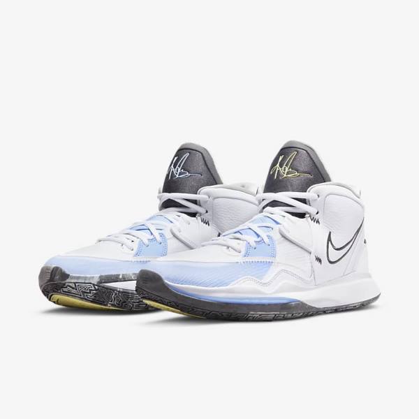 Nike Kyrie Infinity Basketbalove Tenisky Panske Biele Svetlo Modre Siva | NK524CTD