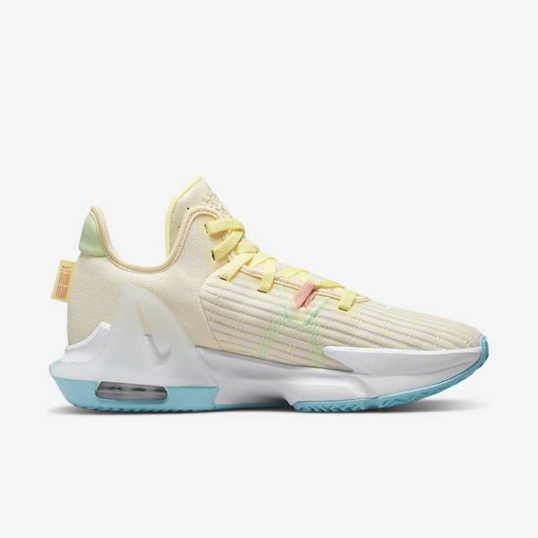 Nike LeBron Witness 6 Basketbalove Tenisky Panske Zelene Modre | NK068JDH