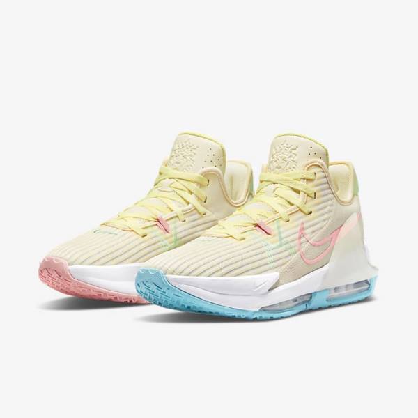 Nike LeBron Witness 6 Basketbalove Tenisky Panske Zelene Modre | NK068JDH