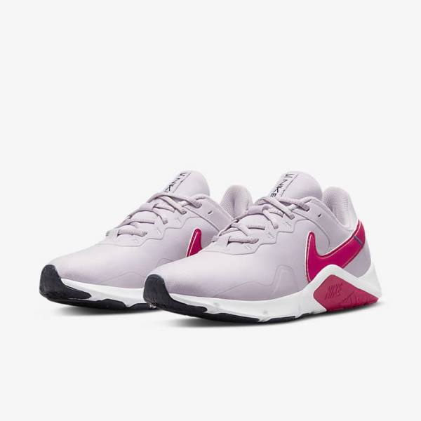 Nike Legend Essential 2 Botasky Damske Biele Modre Ruzove | NK239OPE