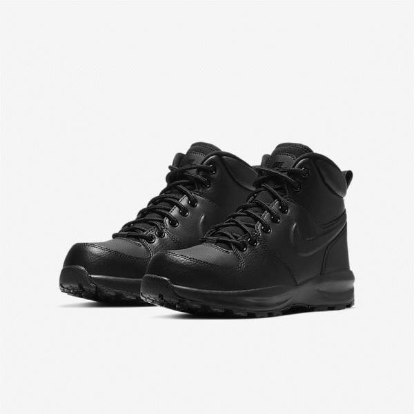 Nike Manoa LTR Older Boot Tenisky Detske Čierne | NK184WRA