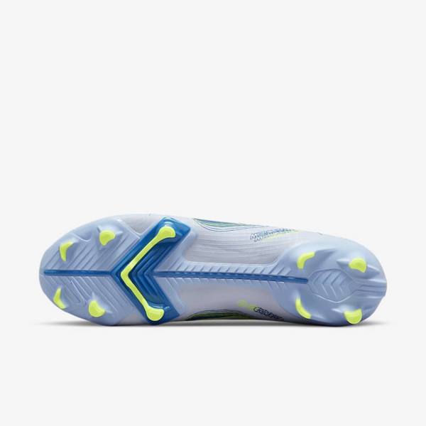 Nike Mercurial Superfly 8 Academy MG Multi-Grounds Kopačky Damske Siva Svetlo Modre Tmavo Modre | NK582JHF