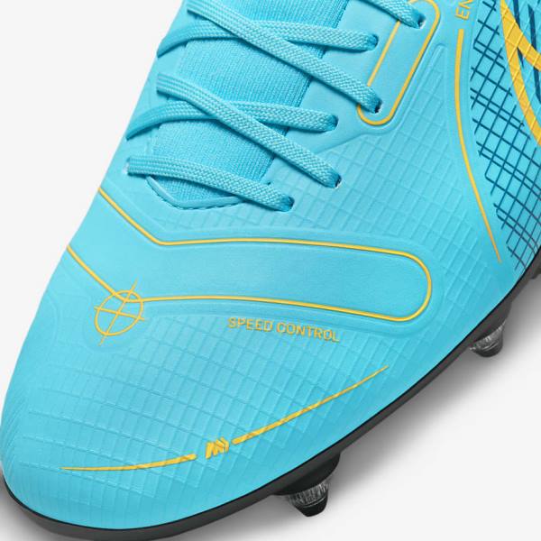 Nike Mercurial Superfly 8 Academy SG-PRO Anti-Clog Traction Soft-Grounds Kopačky Damske Modre Oranžové | NK056VGU