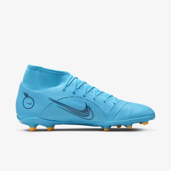 Nike Mercurial Superfly 8 Club MG Multi-Grounds Kopačky Panske Modre Oranžové | NK723OGM