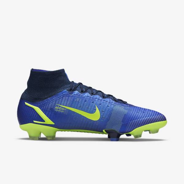 Nike Mercurial Superfly 8 Elite FG Firm-Grounds Kopačky Damske Modre | NK623NZA