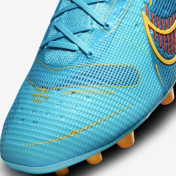 Nike Mercurial Vapor 14 Elite AG Artificial-Grounds Kopačky Damske Modre Oranžové | NK683QZM