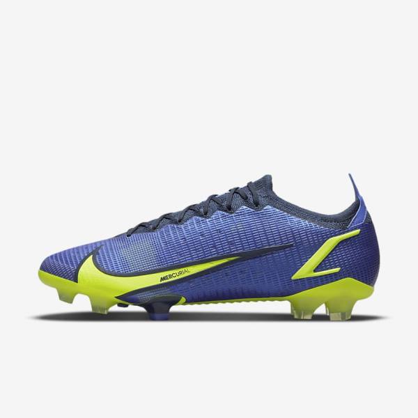 Nike Mercurial Vapor 14 Elite FG Firm-Ground Kopačky Panske Modre | NK037BVC