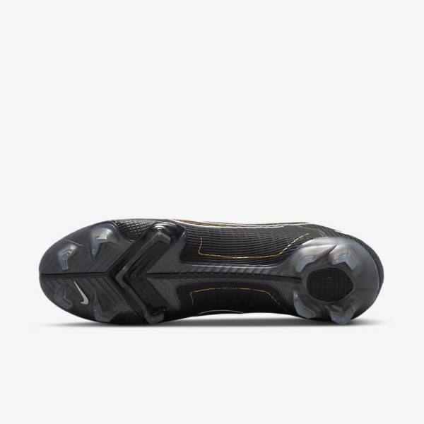 Nike Mercurial Vapor 14 Elite FG Firm-Grounds Kopačky Panske Čierne Metal Strieborne Siva Metal Zlate | NK052HBI