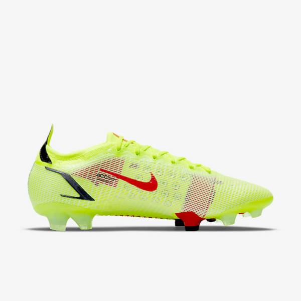 Nike Mercurial Vapor 14 Elite FG Firm-Ground Kopačky Damske Čierne Svetlo Červené | NK146SPH