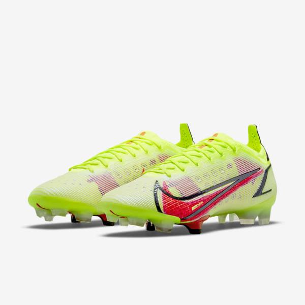 Nike Mercurial Vapor 14 Elite FG Firm-Ground Kopačky Damske Čierne Svetlo Červené | NK146SPH