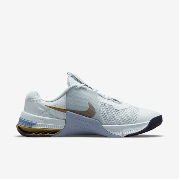 Nike Metcon 7 Botasky Damske Platina Metal Zlate | NK362MCT