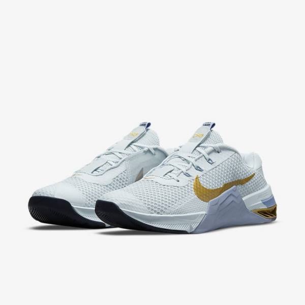 Nike Metcon 7 Botasky Damske Platina Metal Zlate | NK362MCT