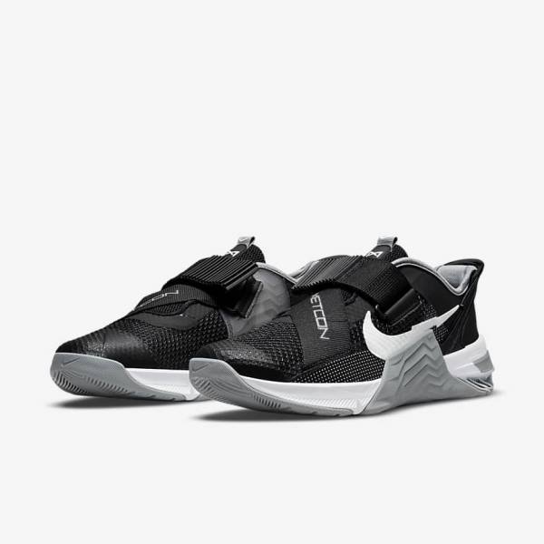 Nike Metcon 7 FlyEase Botasky Damske Čierne Siva Biele Platina | NK708XYU