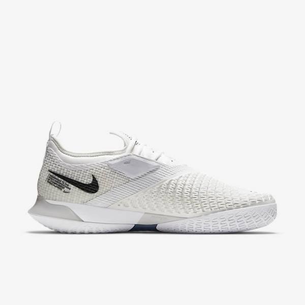 Nike NikeCourt React Vapor NXT Hard-Court Tenisove Tenisky Panske Biele Siva Čierne | NK614OPT