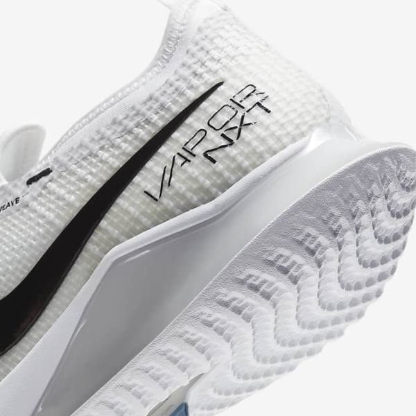 Nike NikeCourt React Vapor NXT Hard-Court Tenisove Tenisky Panske Biele Siva Čierne | NK614OPT