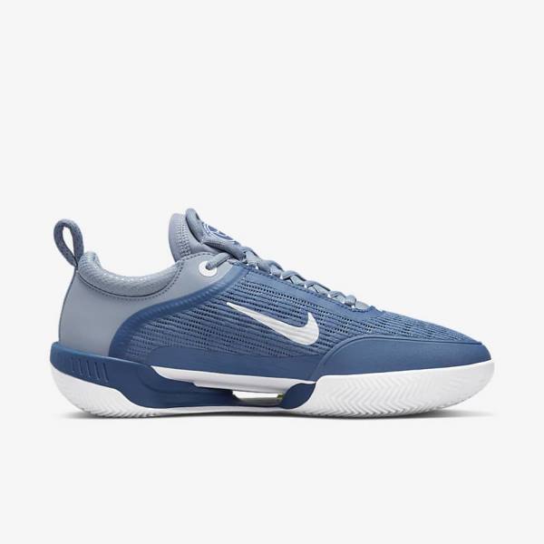 Nike NikeCourt Zoom NXT Clay Court Tenisove Tenisky Panske Námornícka Modrá Biele | NK576EUF