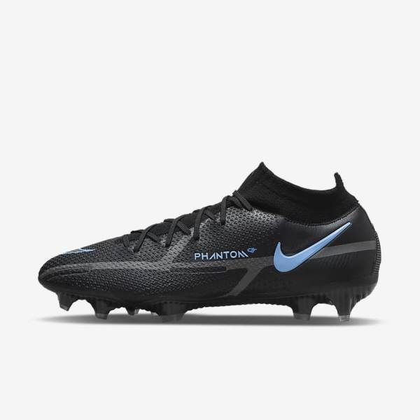 Nike Phantom GT2 Dynamic Fit Elite FG Firm-Ground Kopačky Panske Čierne Siva | NK056ZNU