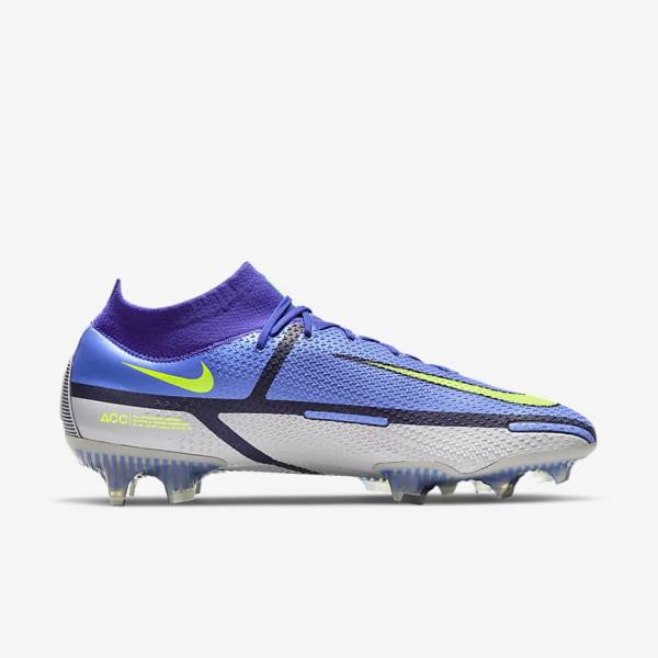 Nike Phantom GT2 Dynamic Fit Elite FG Firm-Ground Kopačky Damske Modre Siva | NK124ESV