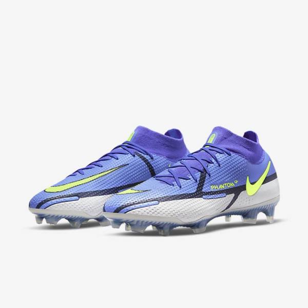 Nike Phantom GT2 Dynamic Fit Elite FG Firm-Ground Kopačky Damske Modre Siva | NK124ESV