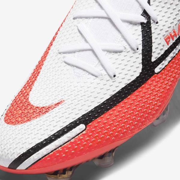 Nike Phantom GT2 Dynamic Fit Elite FG Firm-Ground Kopačky Damske Biele Svetlo Červené | NK314FWL