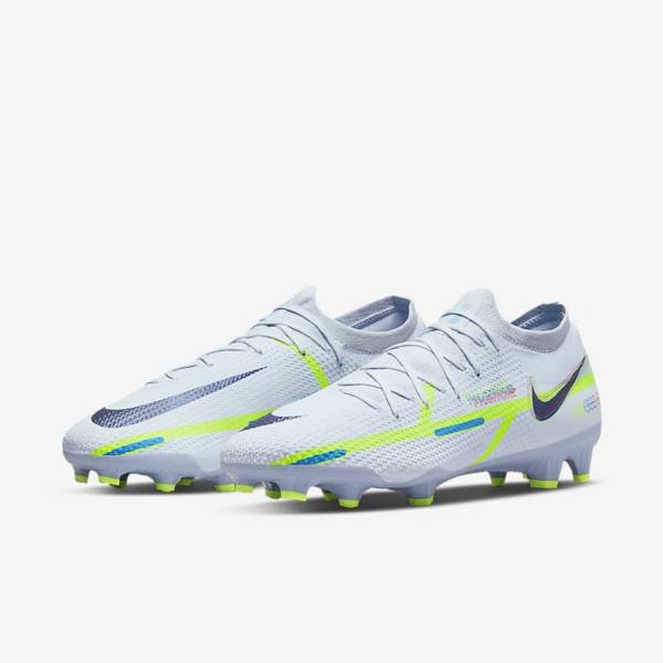 Nike Phantom GT2 Pro FG Firm-Ground Kopačky Damske Siva Svetlo Modre | NK768FQP