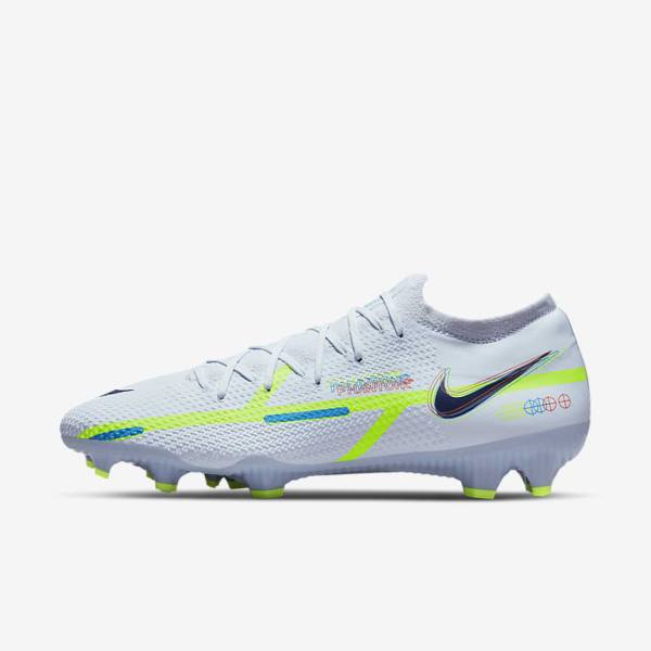 Nike Phantom GT2 Pro FG Firm-Ground Kopačky Damske Siva Svetlo Modre | NK768FQP