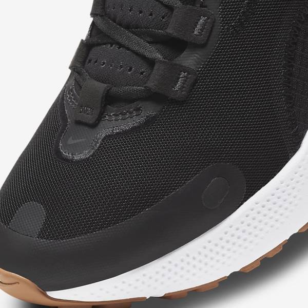 Nike React Escape Run Cestne Bežecké Tenisky Damske Čierne Tmavo Siva Biele Čierne | NK540HAW