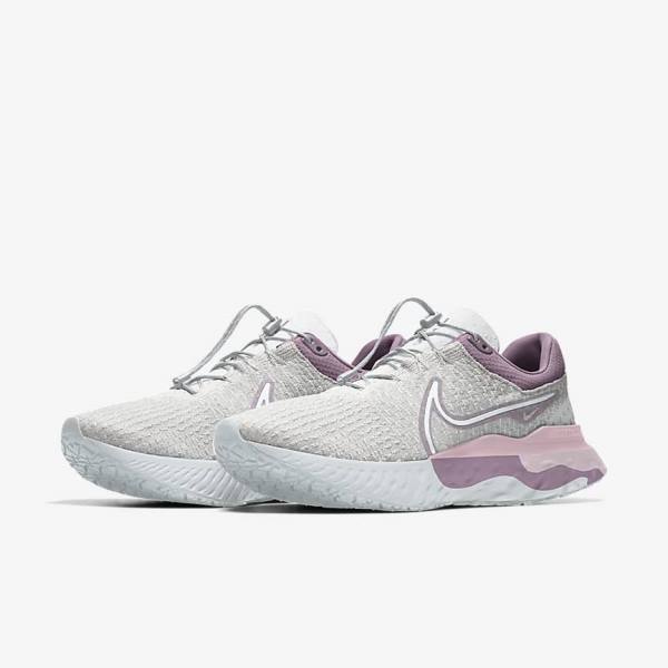 Nike React Infinity Run 3 By You Custom Cestne Bežecké Tenisky Damske Siva Platina Siva | NK453OBM