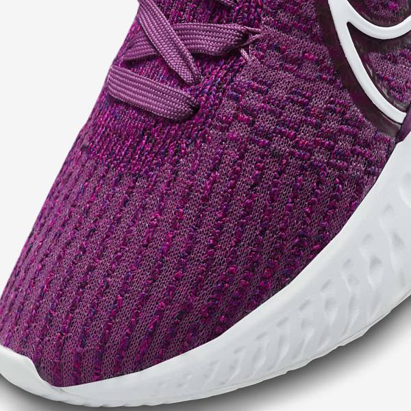 Nike React Infinity Run Flyknit 3 Cestne Bežecké Tenisky Damske Svetlo Bordove Ruzove Biele | NK298PMR