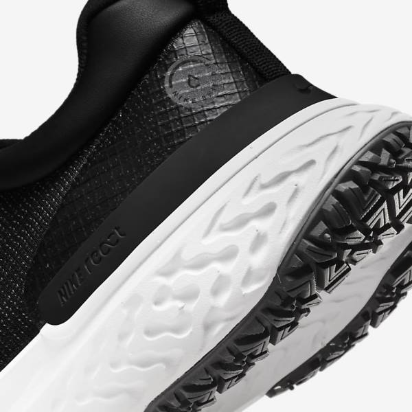 Nike React Miler 2 Shield Weatherised Cestne Bežecké Tenisky Panske Čierne Svetlo Siva Platina | NK149TKF