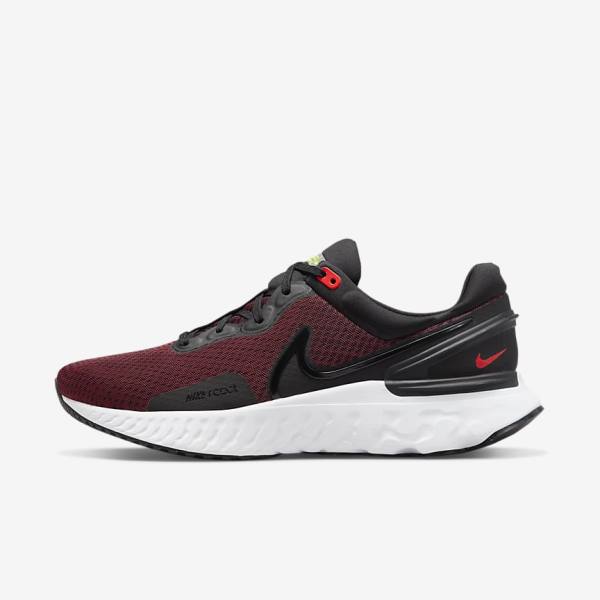 Nike React Miler 3 Cestne Bežecké Tenisky Panske Čierne Červené Biele | NK965SQU