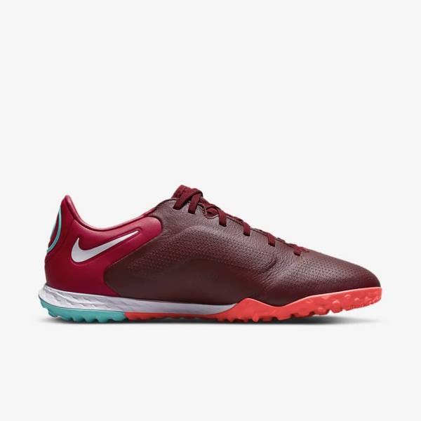 Nike React Tiempo Legend 9 Pro TF Turf Kopačky Panske Červené Svetlo Červené Biele | NK621TAB