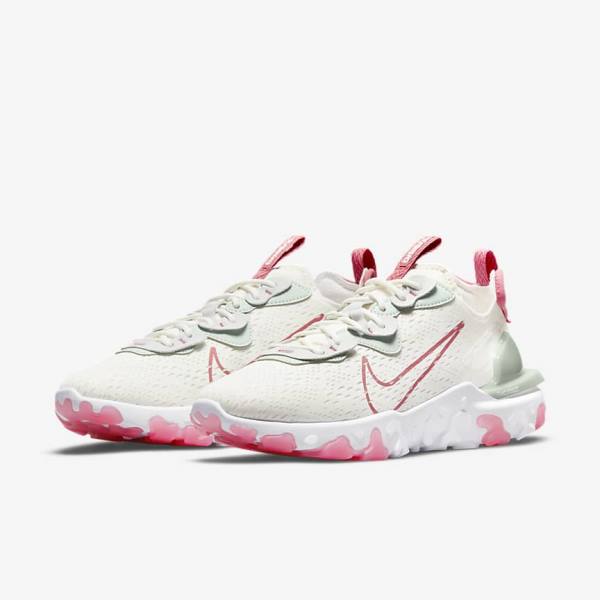 Nike React Vision Tenisky Damske Platina Ruzove | NK870WAQ