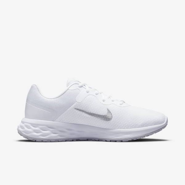 Nike Revolution 6 Next Nature Cestne Bežecké Tenisky Damske Biele Platina Metal Strieborne | NK378DTN