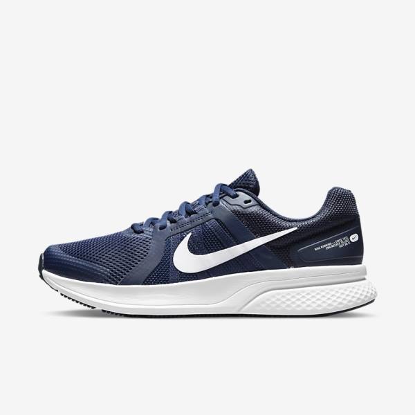 Nike Run Swift 2 Cestne Bežecké Tenisky Panske Námornícka Modrá Obsidian Biele | NK860HAQ