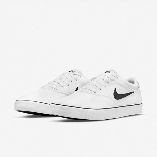 Nike SB Chron 2 Platene Skate Tenisky Panske Biele Čierne | NK420LGU