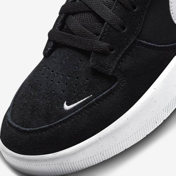 Nike SB Force 58 Tenisky Panske Čierne Biele | NK638XUO