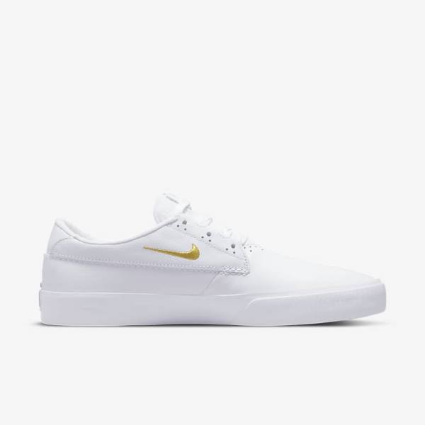 Nike SB Shane PRM Skate Tenisky Panske Biele Metal Zlate | NK650TGV