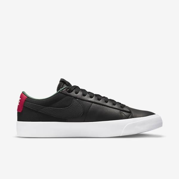 Nike SB Zoom Blazer Low Pro GT Premium Skate Tenisky Panske Čierne Červené Čierne | NK413SQV