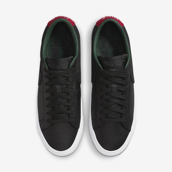 Nike SB Zoom Blazer Low Pro GT Premium Skate Tenisky Panske Čierne Červené Čierne | NK413SQV