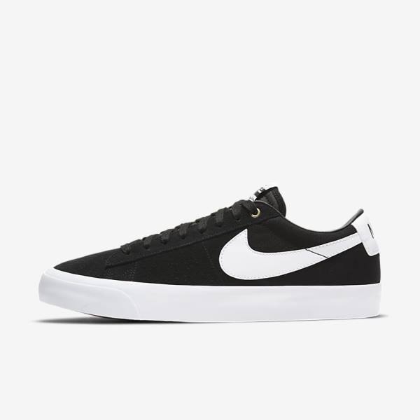 Nike SB Zoom Blazer Low Pro GT Skate Tenisky Panske Čierne Svetlo Hnede Biele | NK263FSA