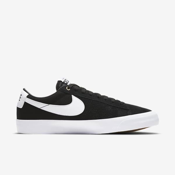 Nike SB Zoom Blazer Low Pro GT Tenisky Damske Čierne Svetlo Hnede Biele | NK841MGU