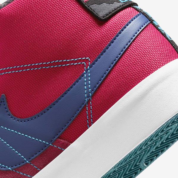 Nike SB Zoom Blazer Stredne Premium Tenisky Damske Ruzove Modre Kráľovská Modrá Modre | NK802XTU