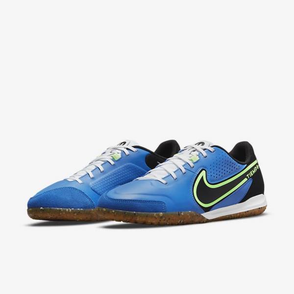 Nike Tiempo Legend 9 Academy IC Indoor-Court Kopačky Damske Svetlo Modre Svetlo Zelene Hnede Čierne | NK503WIS