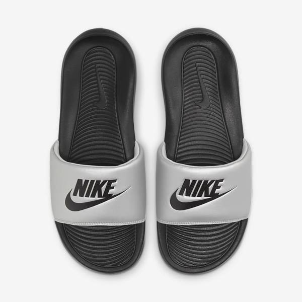 Nike Victori One Slapky Damske Čierne Metal Strieborne Čierne | NK137IOV