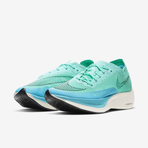 Nike ZoomX Vaporfly Next% 2 Cestne Zavodne Bežecké Tenisky Damske Biele Metal Strieborne Čierne | NK437JQV