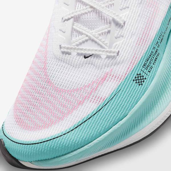 Nike ZoomX Vaporfly Next% 2 Cestne Zavodne Bežecké Tenisky Panske Zelene Modre Biele Čierne | NK647JRK