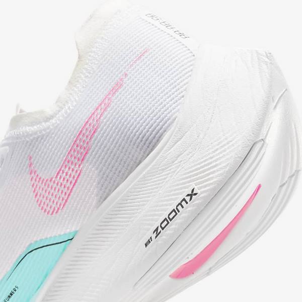 Nike ZoomX Vaporfly Next% 2 Cestne Zavodne Bežecké Tenisky Panske Zelene Modre Biele Čierne | NK647JRK