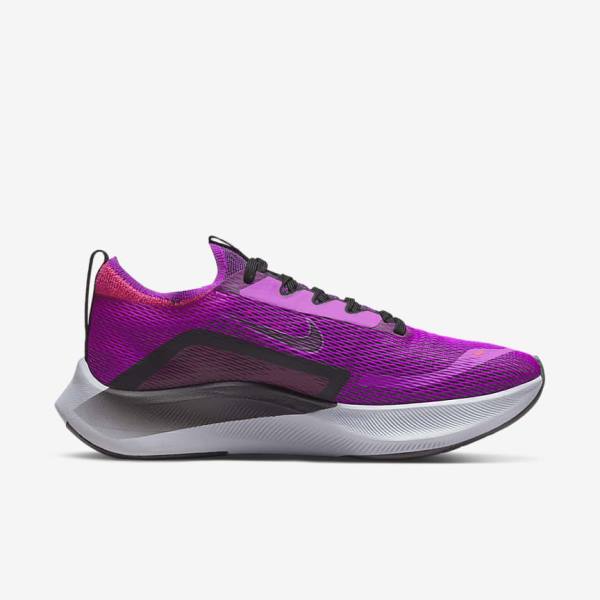 Nike Zoom Fly 4 Cestne Bežecké Tenisky Damske Biele Zelene Platina | NK853UVL