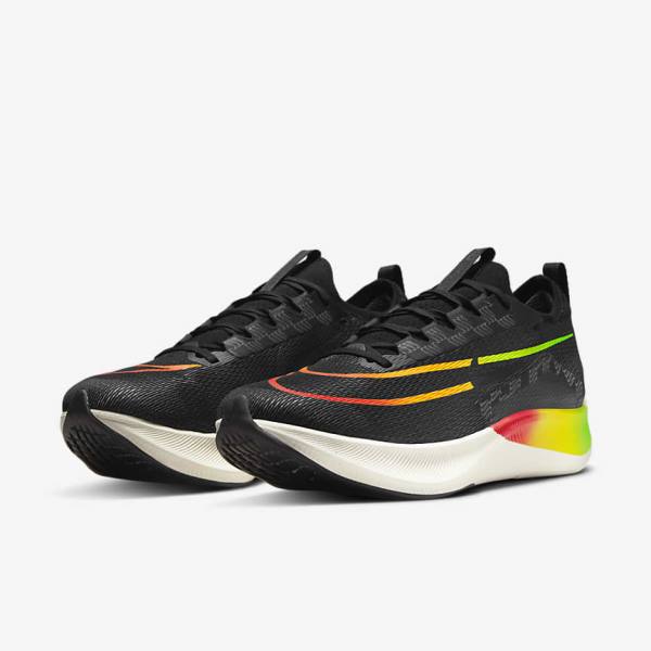 Nike Zoom Fly 4 Cestne Bežecké Tenisky Panske Oranžové Čierne | NK873LNE